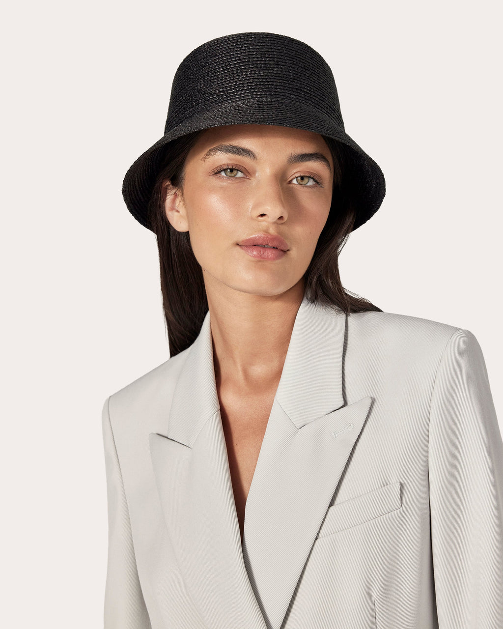 Malia Braided Raffia Bucket Hat