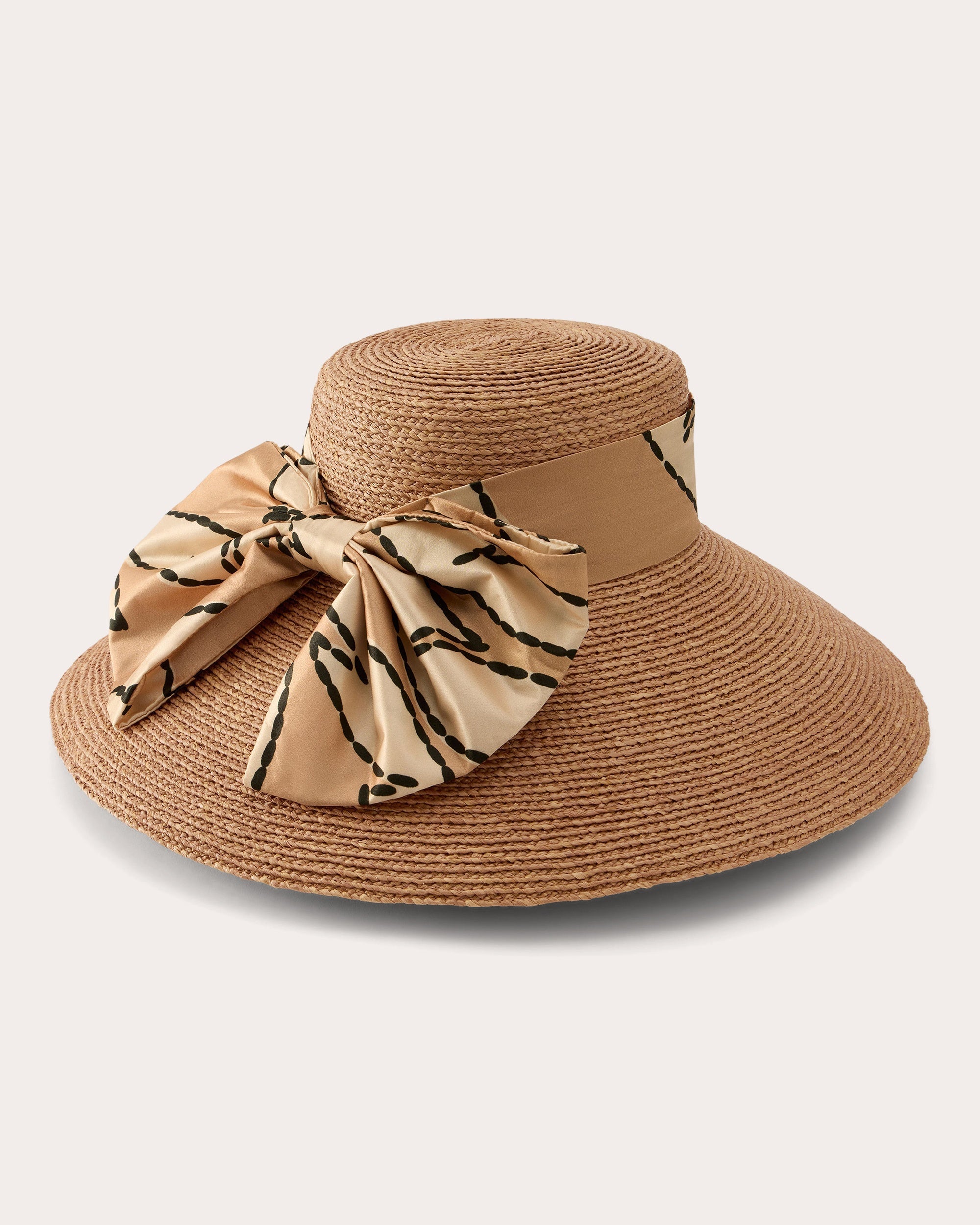 Keshini Raffia Lace Crocheted Sun Hat