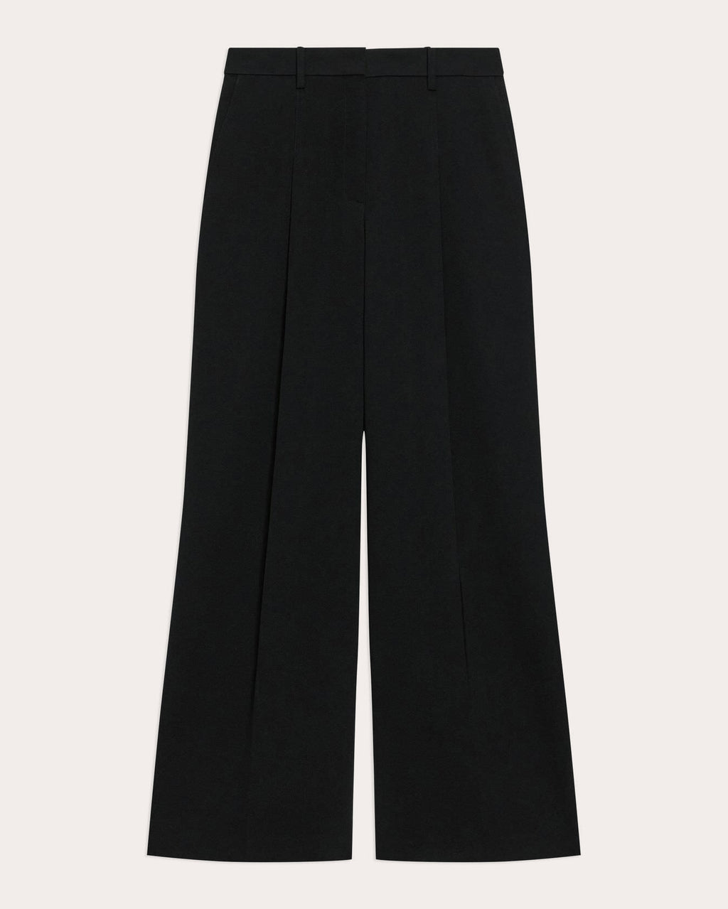 Admiral Crepe Pleated Wide-Leg Trousers