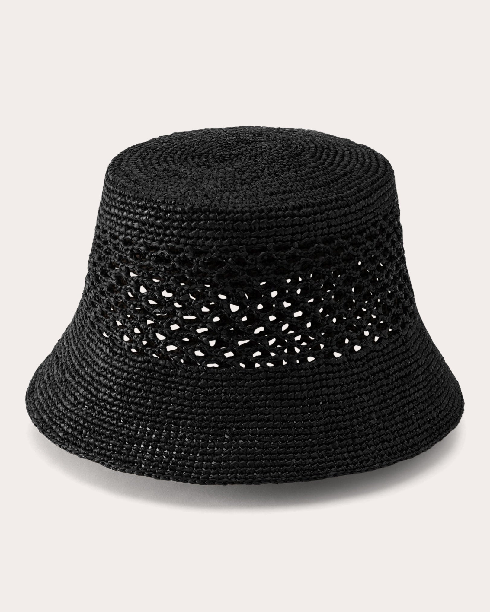 Hana Crocheted Raffia Bucket Hat
