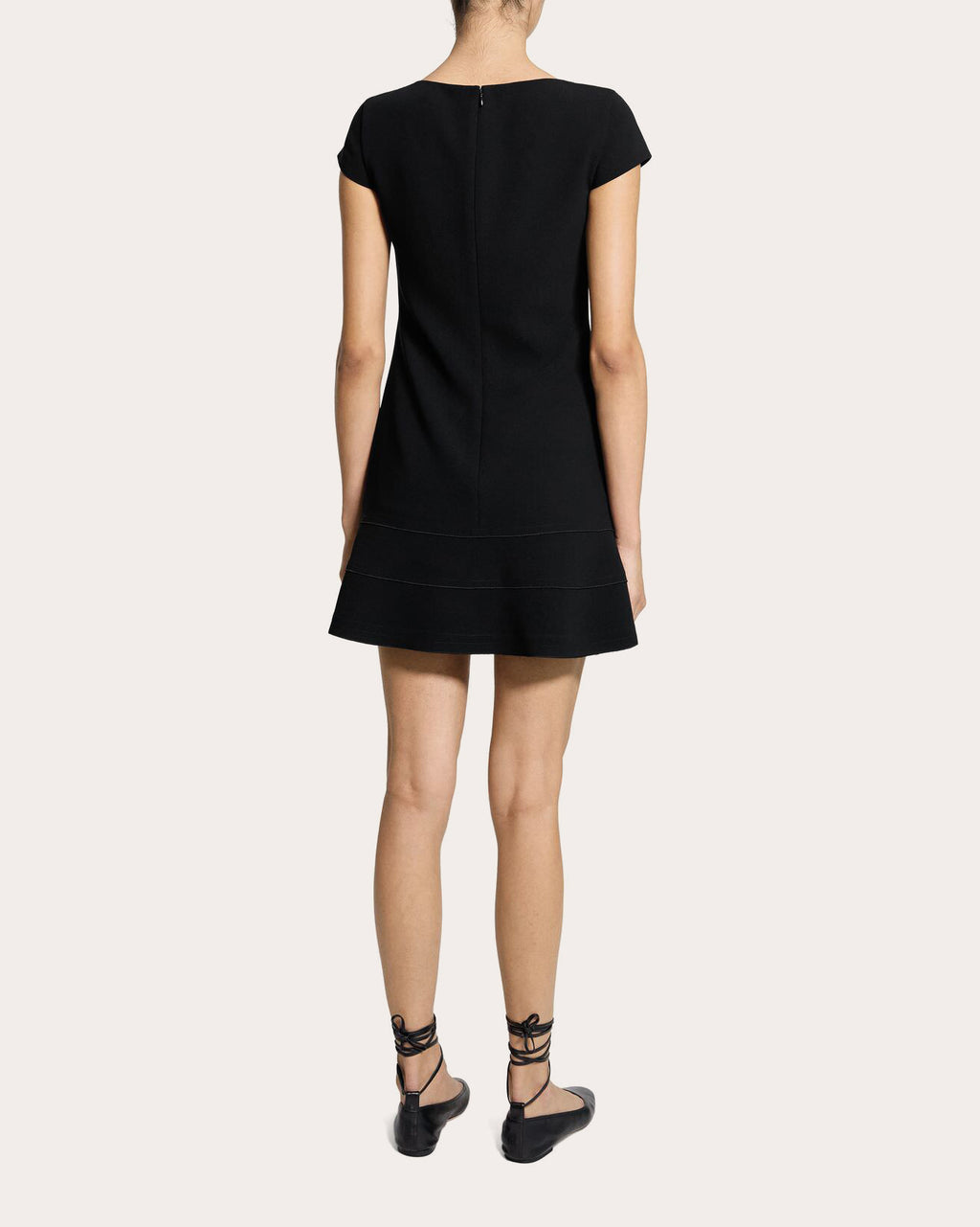 Admiral Crepe Seamed A-Line Mini Dress