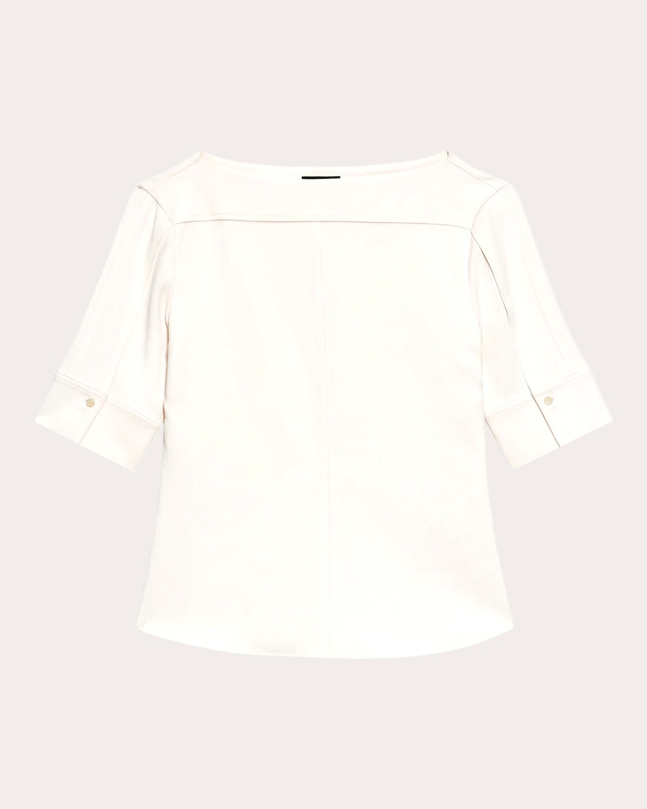Admiral Crepe Seamed Boatneck Top