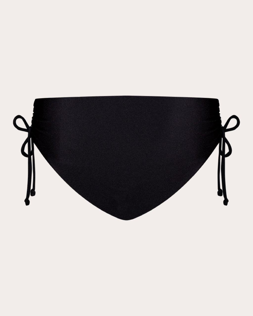 Harper Ruched Mid-Rise Bikini Bottoms