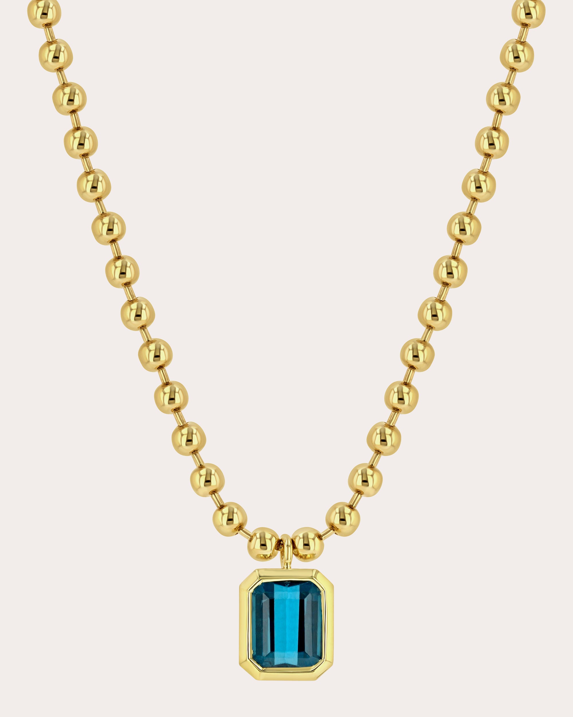 Indicolite Tourmaline Jubilee Pendant Necklace