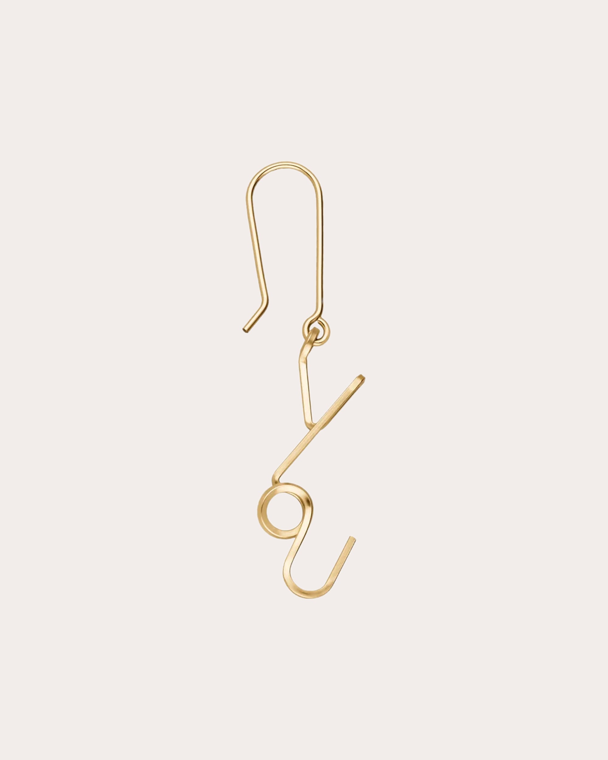 'You' 14K Gold-Filled Single Earring