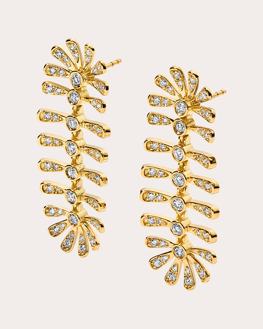 Diamond & 18k Gold Metropolis Drop Earrings