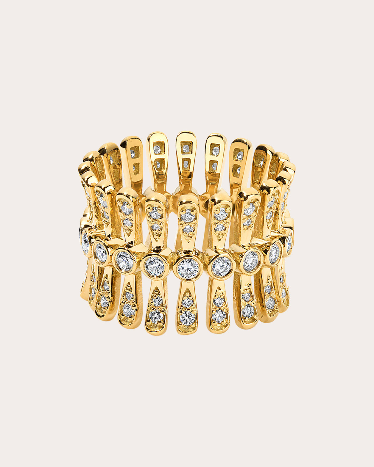 Diamond & 18k Gold Metropolis Ring