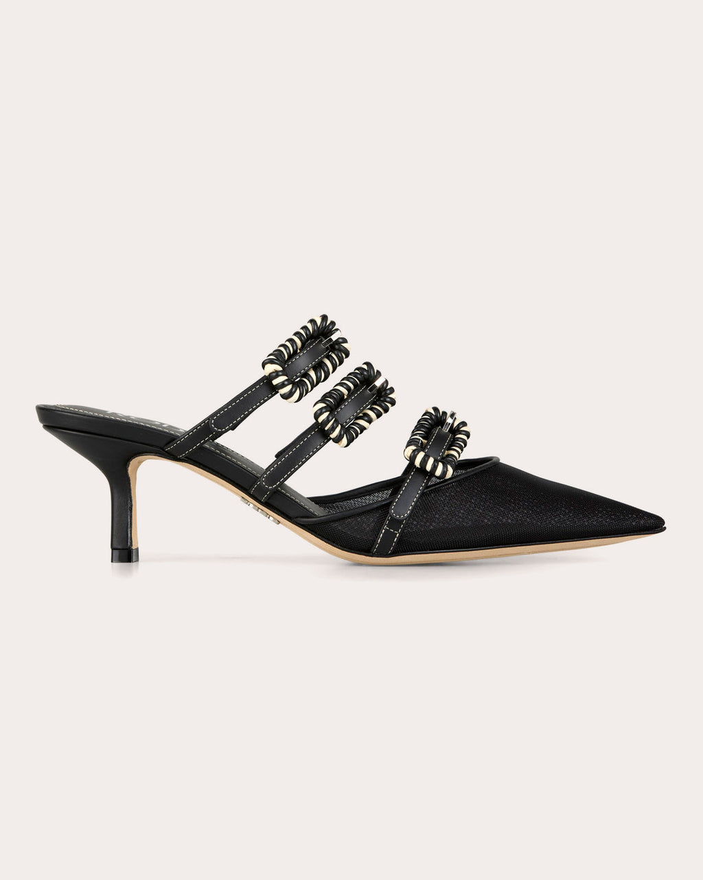 Paige 55 Mesh Leather Mule