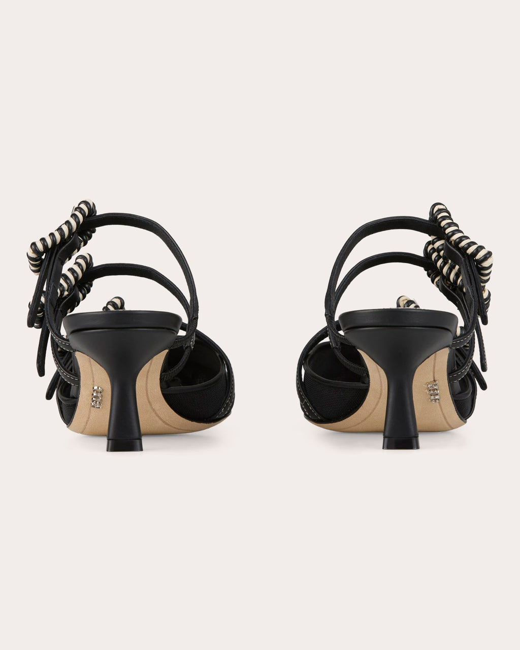 Paige 55 Mesh Leather Mule