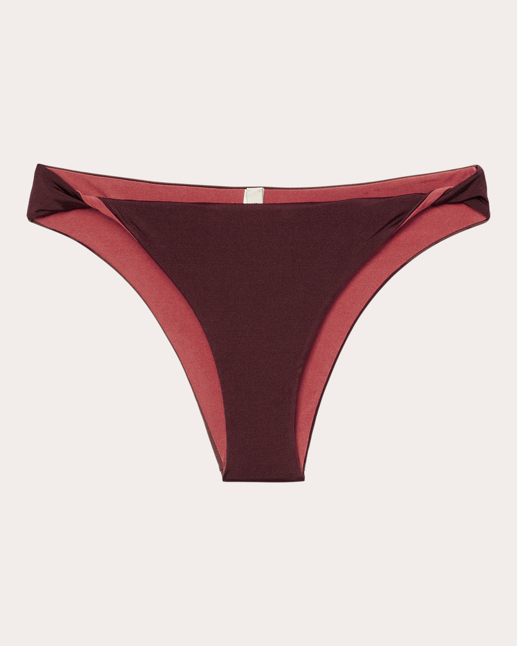 Twisted Mid-Rise Bikini Bottoms