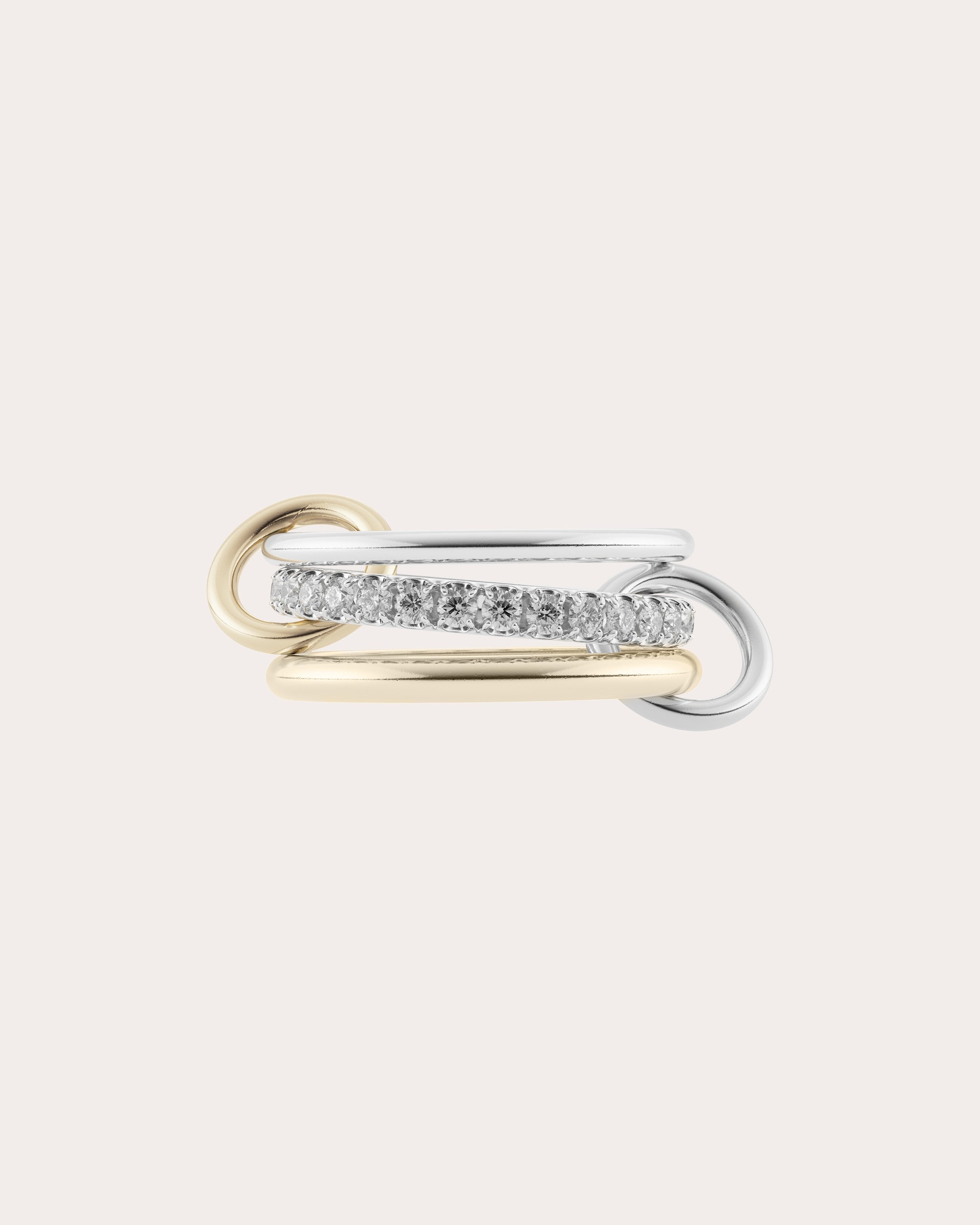Diamond & 18k Gold Two-Tone Petunia Ring