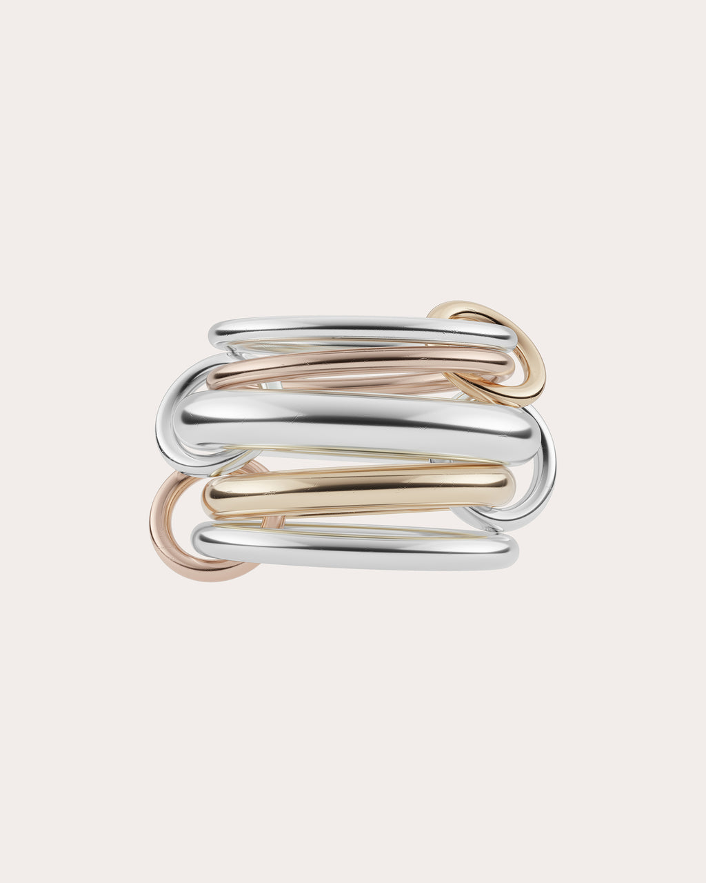 18k Gold Tri-Tone Leo Ring